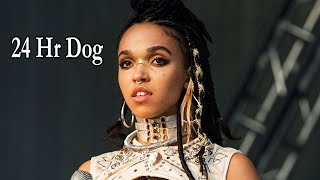 FKA twigs  24 Hr Dog Lyrics [upl. by Nilrac845]