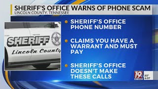 Lincoln County Sheriff Warns of Phone Scam  Oct 3 2024  News 19 at 6 pm [upl. by Keeler]