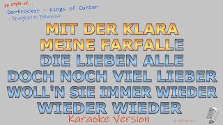 Dorfrocker  Kings of Günter  Spaghetti Polonaise  Instrumental und Karaoke [upl. by Benson]