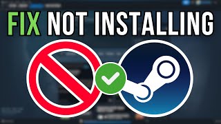 How To Fix Steam Not Installing Games 2024 [upl. by Glory]