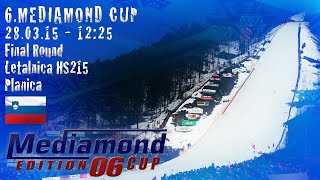 DSJ 4 6 Mediamond Cup Planica HS215280315  II seria  I konkurs [upl. by Yumuk265]