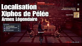 Assassins Creed Odyssey  Xiphos de Pélée Légendaire  Localisation [upl. by Kcuhc]