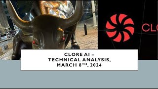 Clore AI  Technical Analysis March 8th 2024 [upl. by Sanoj626]