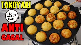 Takoyaki Lembut Dan Kopong  Anti Gagal たこやき [upl. by Javier]