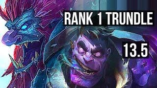 TRUNDLE vs MUNDO TOP  Rank 1 Trundle 15M mastery 215  TR Challenger  135 [upl. by Gaye]