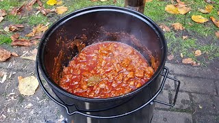 BBQ Gulas u kotliću kazanu koju niste nikad probali Video recept gulasch food gulas bbq [upl. by Aciamaj]