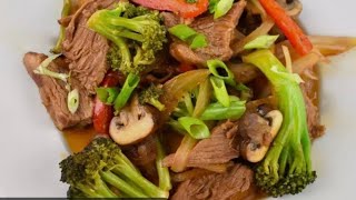 Beef stirfry with vegetables [upl. by Icrad]