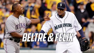 MLB  Adrian Beltre amp Felix Hernandez [upl. by Lemrahs]