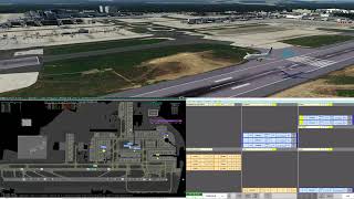 EGKKGND  Gatwick Ground  Vatsim UK ATC  0906  Towerview Part 4 [upl. by Anigroeg]