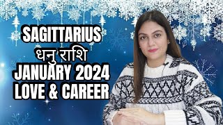 SAGITTARIUS ♐️ धनु राशि 🎉NEW CHAPTER 🙌JANUARY 2024 🎉LOVE amp CAREER 🎉MONTHLY HOROSCOPE 🎉 [upl. by Oakman]