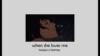 Barney Sku  When She Loves Me Official Audio [upl. by Aivul]