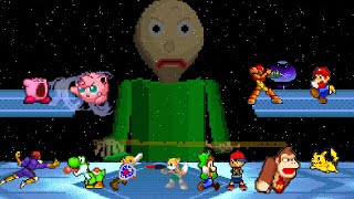 Baldi Basics VS Super Smash Bros Animation [upl. by Cirle285]