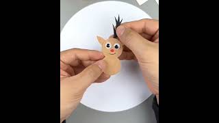 Santa Claus Deer Craft  Santa Claus Reindeer  Christmas Day Crafts idea  DIY [upl. by Emmerie]