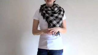 Kerchief Scarf Tutorial [upl. by Aigroeg561]