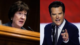 Maines Sen Collins shocked Trump nominated Matt Gaetz as AG [upl. by Ivz806]