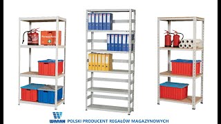 Waran  Polski Producent Metalowych Regałów Magazynowych [upl. by Alletsirhc]