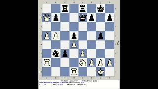 Portisch Lajos vs Keller Dieter  Moscow Chess Olympiad Final A 1956 Russia [upl. by Avigdor510]