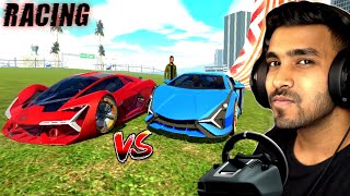 Lamborghini Sian vs Lamborghini Tarzo Race in indian bike driving 3d game 🎮 [upl. by Godliman943]