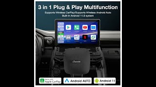 This box saved me £550 Carpuride CarPlay Media 3 in 1 Adapter 2023 Get wireless Android auto [upl. by Salter]