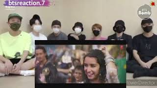 BTS reaction Indian music ❤️‍🩹🫂 [upl. by Yrebmik]