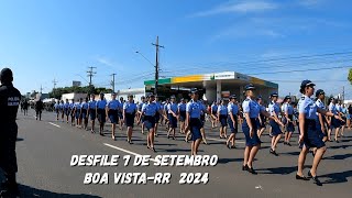 DESFILE 7 DE SETEMBRO EM BOA VISTARR 2024 [upl. by Nodmac]