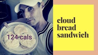 Cloud Bread Sandwiches  Diet Recipe  Smithys Fitness [upl. by Rosario574]