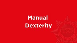 Jobrelated test Manual Dexterity [upl. by Kirby]