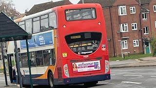 BEASTKICKDOWN Stagecoach Midlands ADL Enviro400 10920 MX06 XAV on Route 50 [upl. by Cheryl267]