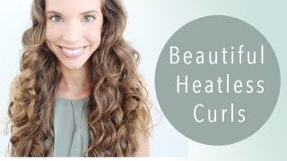 HOW TO HEATLESS CURLS With flexi rods [upl. by Ennaxxor]