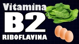 VITAMINA B2 Riboflavina  Funciones y Fuentes de Alimento [upl. by Ynahpets]