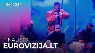 EurovizijaLT 2024 Lithuania  Finalists  RECAP [upl. by Baer]