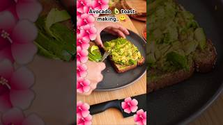 Avocado 🥑 toast recipe 😋food trending cooking shorts youtubeshorts streetfood snacks short [upl. by Ittak104]