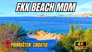 FKK BEACH MDM  PRIMOŠTEN CROATIA [upl. by Yelsek]