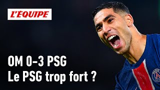 OM 03 PSG  Paris étaitil beaucoup trop fort pour Marseille [upl. by Annairda]