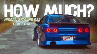 TOTAL COST of building my NISSAN SKYLINE 1UZR32  NIGHTRIDE [upl. by Onaicnop]