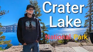 CRATER LAKE NATIONAL PARK Checking Out The View Points Around Oregons Only National Park [upl. by Dweck4]