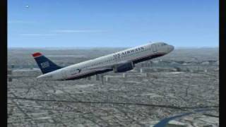 Flight 1549 Crash Landing with Real ATC [upl. by Nylhtiak]