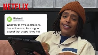 Jacob Romero Reacts to Usopp Fan Art amp Posts  ONE PIECE  Netflix [upl. by Popper]