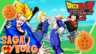 DRAGON BALL Z TENKAICHI 2  Saga Cyborg01 [upl. by Alaikim]