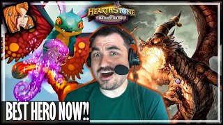 ALEXSTRASZA IS THE BEST HERO NOW  Hearthstone Battlegrounds [upl. by Amadeo]