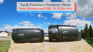 Sony Handycam Review FDRAX43 vs HDRCX405 [upl. by Roskes990]