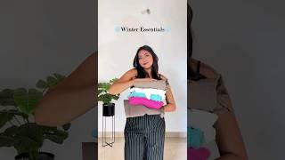 Winter Essentials For Women  Layering Guide ft Winter Collection  Fall Fits  Myntra shorts [upl. by Mapel]