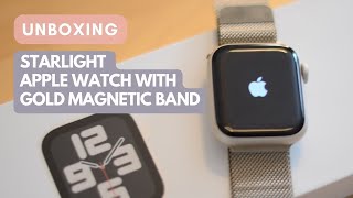 STARLIGHT amp GOLD Apple Watch SE 2nd Gen 40mm [upl. by Kipp]