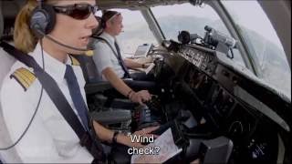 Quito Approach  Lufthansa MD11F English Subtitles [upl. by Wisnicki]