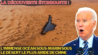 Découverte Incroyable  Le Désert Chinois Cache Un Océan Plus Grand Que Le Lac Tahoe [upl. by Aniarrol954]