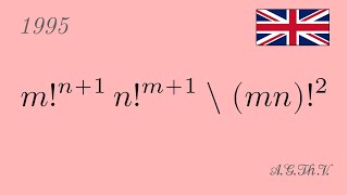 British Mathematical Olympiad 2nd round 1995 problem 4 [upl. by Epilif856]