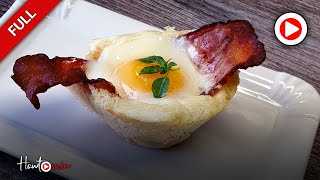 Bacon Egg Cups  How to Make  Easy Recipe 🕒 Full [upl. by Earehc709]