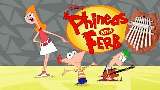 Phineas and Ferb Theme Song  8 key kalimba TABS in description [upl. by Darce]