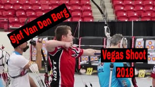 Sjef Van Den Berg Shooting Archery Vegas Shoot 2018 [upl. by Aika]