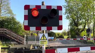 Crediton Station Level Crossing Devon Saturday 20042024 [upl. by Nagah]